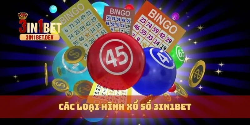 Xổ Số 3in1bet May Mắn – Quay Số Mỗi Ngày, Thắng Liền Tay 2 Các loại hình xổ số 3in1bet